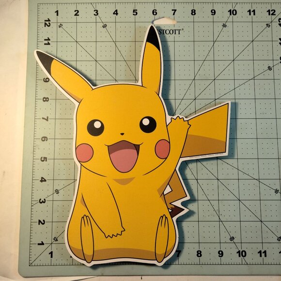 Pikachu Wall Decor 10x12 Inch Official Pokemon Nintendo Creature Game Freak 2023 - Picture 3 of 6